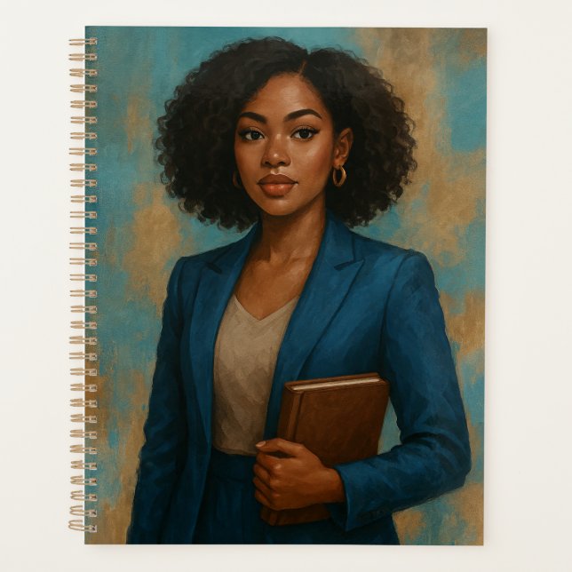 Agenda Black Woman Yearly Planner (Anverso)