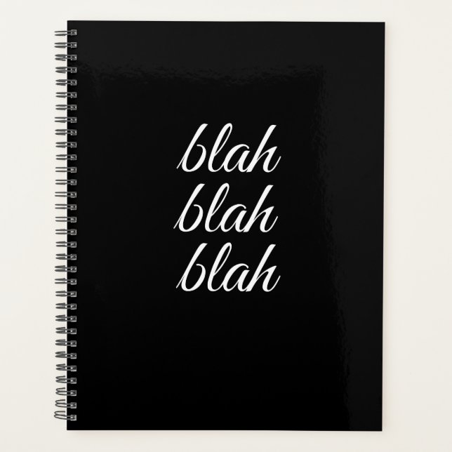Agenda Blah (Anverso)