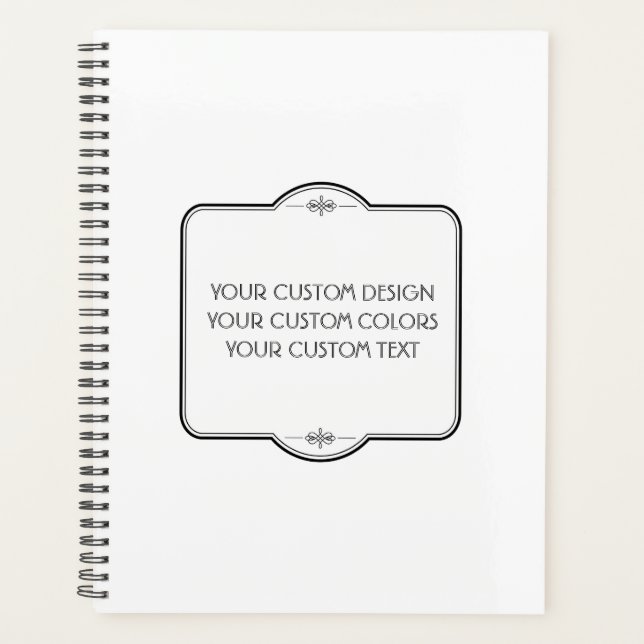 Agenda BLANCO Su Diseño Aquí - (Anverso)