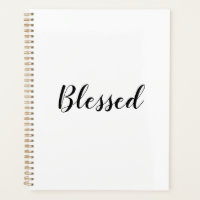 Blessed texto del guión de personalizado blanco ne