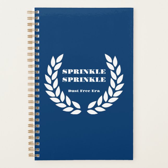 Agenda Bloc de notas Boujee Blue Sprinkle (Anverso)
