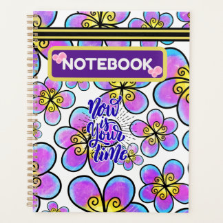 Agenda Bloc de notas con flores