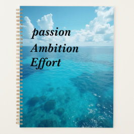 Agenda Bloc de notas con fotos en espiral marina