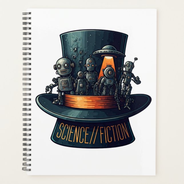 Agenda Bloc de notas de ciencia/ficción (Anverso)