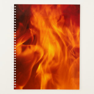 Agenda Bloc de notas de espiral de incendios