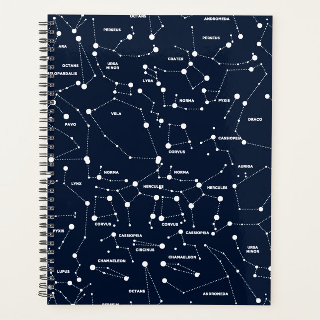 Agenda Bloc de notas de Star Constellations Planner (Anverso)