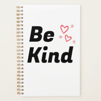 Agenda Bloc de notas en espiral "Be Kind"