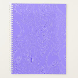 Agenda Bloc de notas en espiral de hielo púrpura