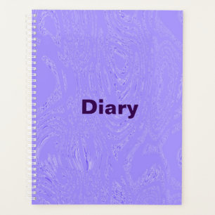 Agenda Bloc de notas en espiral morado de hielo