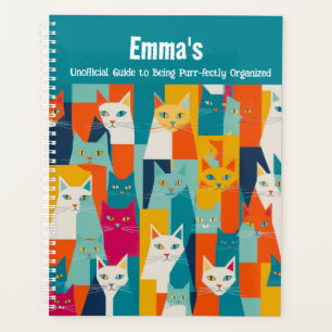 Agenda Bloc de notas para gatos organizado puramente