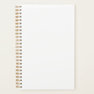 Agenda Bloc de notas para portátiles con cubierta blanda