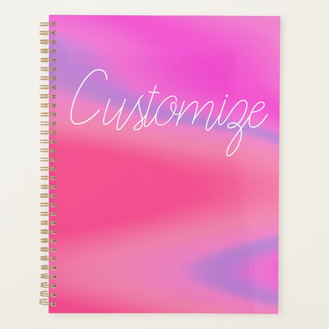 Agenda bloc de notas Tie Dye (Anverso)
