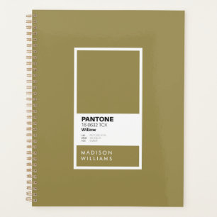 Agenda Bloc de notas verde oliva personalizado Diario p