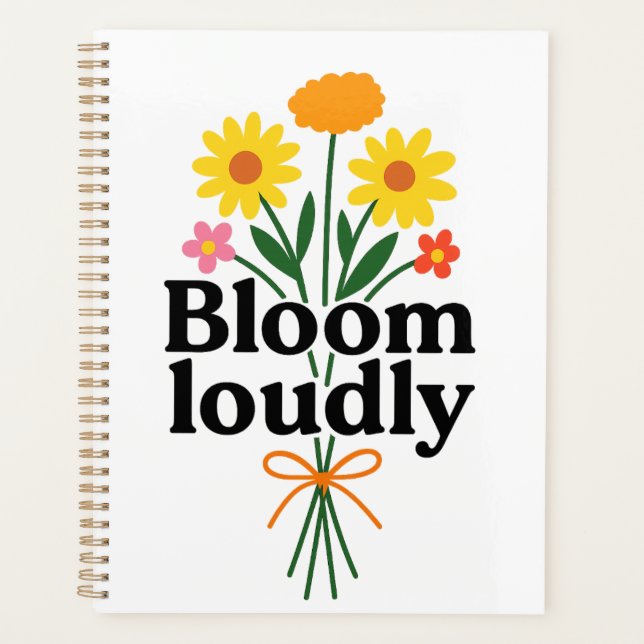 Agenda Bloom Loudly  (Anverso)