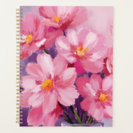 Agenda Blooming Pink Petals | Flower Painting Watercolor