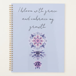 Agenda Blooming Serenity Mandala Planner