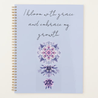 Agenda Blooming Serenity Mandala Planner