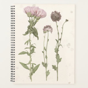 Agenda Blooms Presionados - Rosa