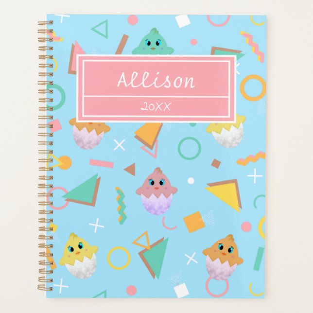Agenda Blue Baby Chick (Anverso)