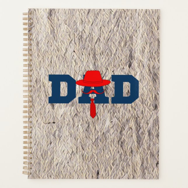 Agenda Blue best grandpa ever the times (Anverso)