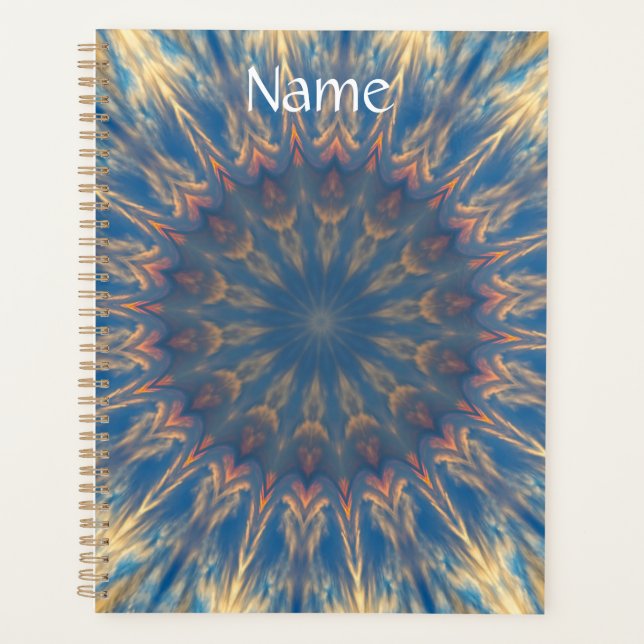 Agenda Blue Chakra Kaleidoscope Thunder_Cove (Anverso)