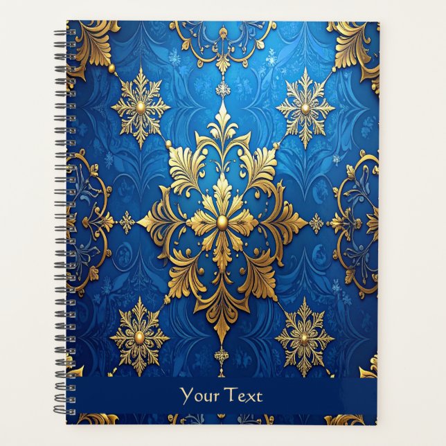 Agenda Blue Decorative Holiday Planner (Anverso)