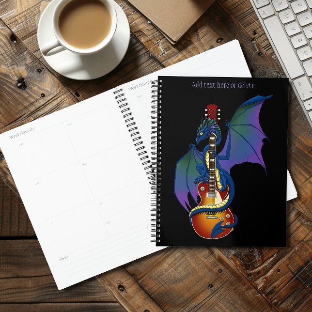Agenda Blue Dragon Sunburst Guitar Music (Subido por el creador)