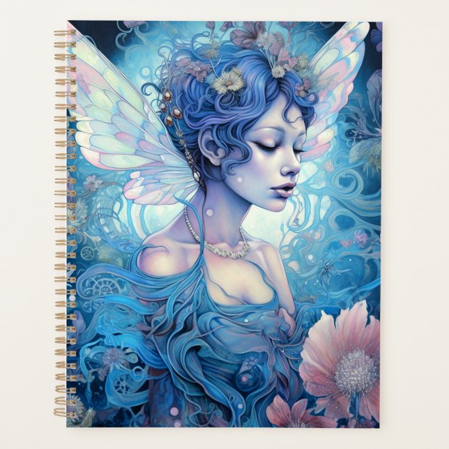 Agenda Blue Fairy Fantasy Art (Anverso)