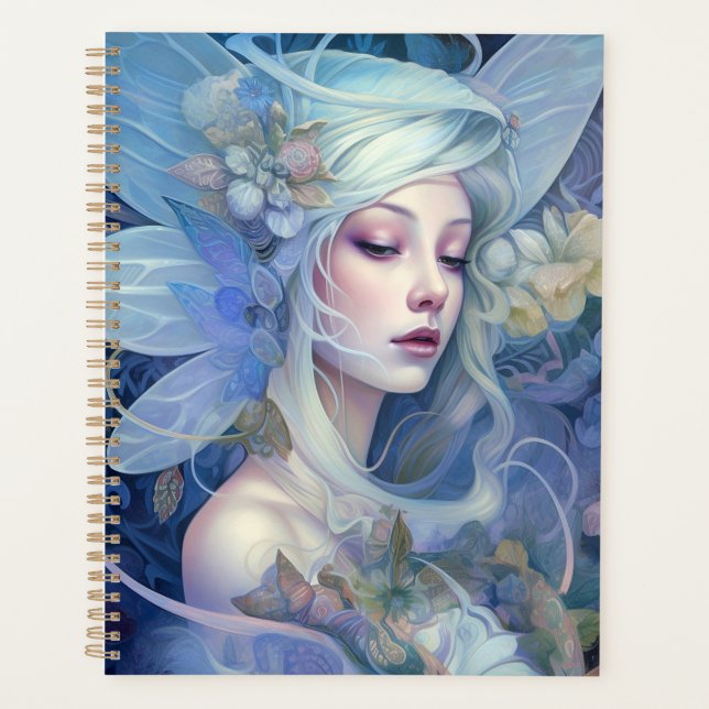 Agenda Blue Fairy Fantasy Art (Anverso)