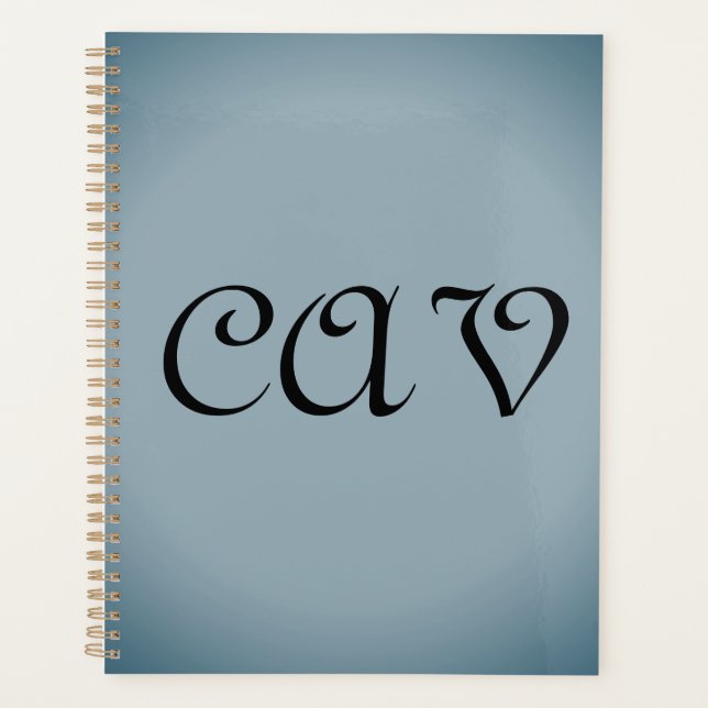 Agenda Blue Gray   (Anverso)