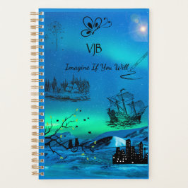 Agenda Blue Green Imagine If Planner