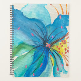 Agenda Blue Joy Abstract Floral Planner