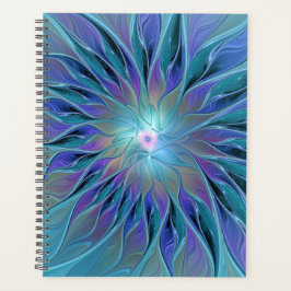Agenda Blue Purple Flower Dream Abstract Fractal Art