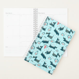 Agenda Blue Scottish Terrier Scottie Puppy Dog Scotch Mas
