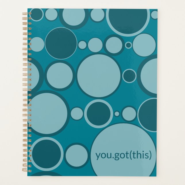 Agenda Blues y burbujas - Tienes esto para las mujeres te (Anverso)