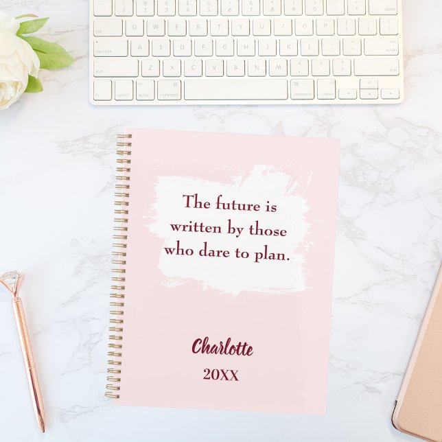 Agenda Blush pink inspirational quote 2026 (Subido por el creador)