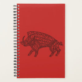 Agenda Boar salvaje con carreras