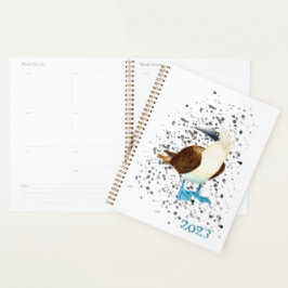 Agenda Bobbie Planner con pies azules