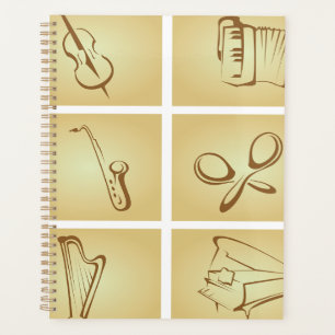 Agenda Boceto de Instrumentos Musicales