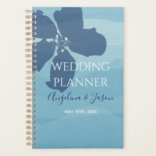 Agenda Boda Azul Polvoriento