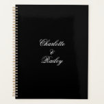 Agenda Boda blanco y negro<br><div class="desc">Planificador de la boda blanca y negra</div>