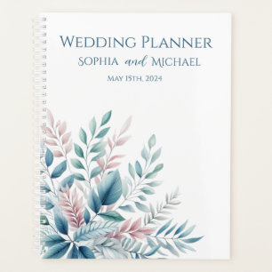 Agenda Boda Botánico Pastel-Planner