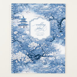 Agenda Boda Chinoiserie de inspiración porcelana ID1094