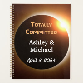Agenda Boda con tema de eclipse totalmente comprometida