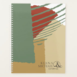 Agenda Boda de bloque de color ID otoño740