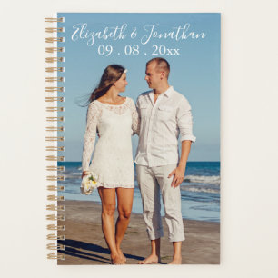 Agenda Boda de destino de foto personalizada