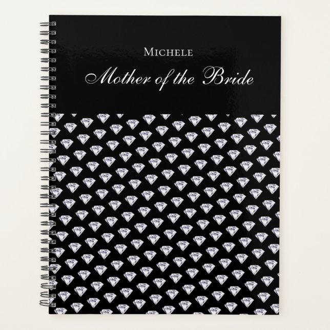 Agenda Boda de Diamante Novia Fiesta Madre de la Novia (Anverso)