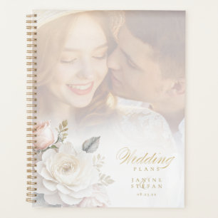 Agenda Boda de drama floral Foto de bienvenida ID1022