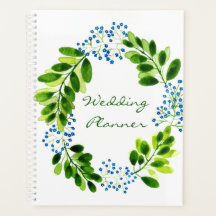 Boda de flores nomeolvides acuarela