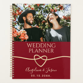 Agenda Boda de Foto Roja